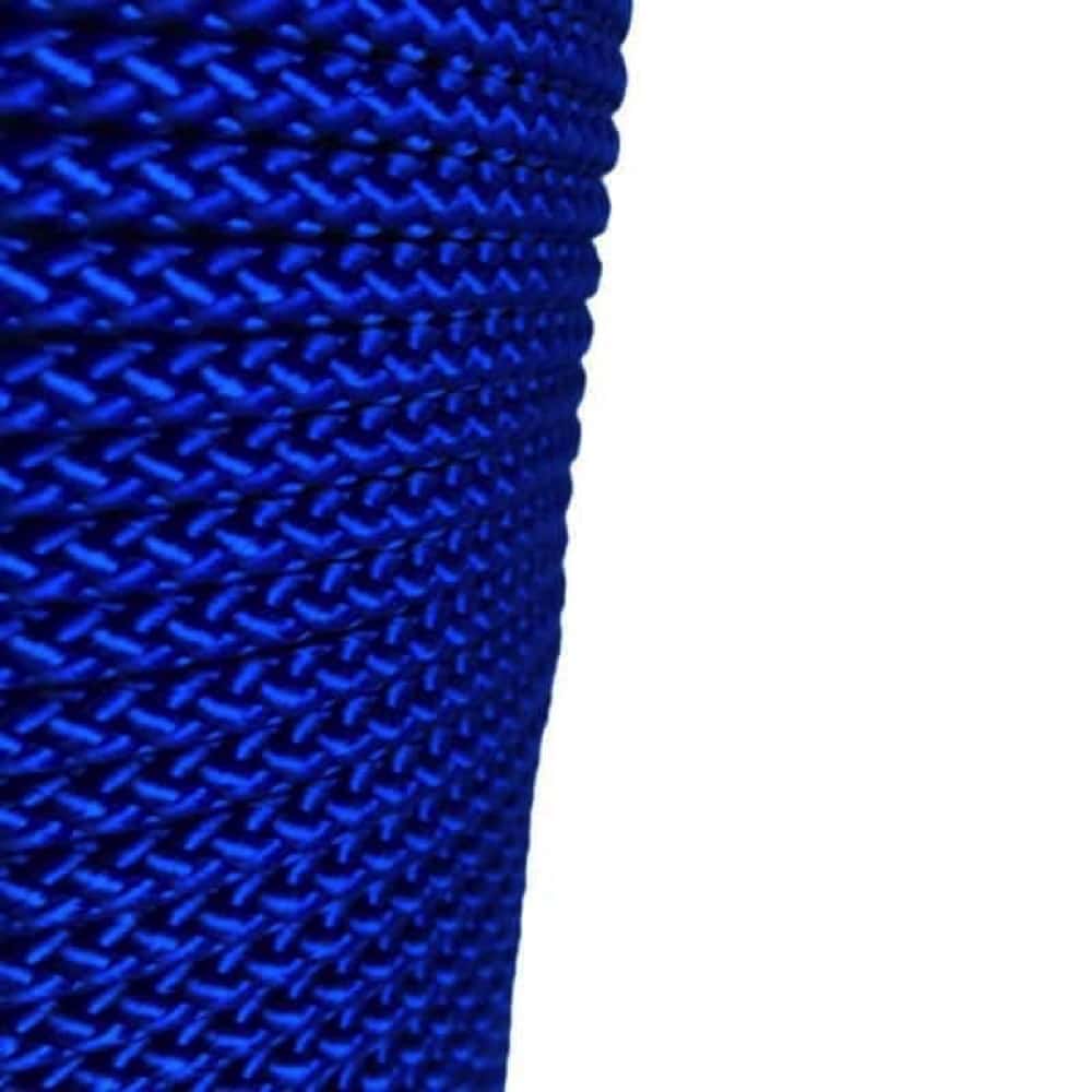Royal Blue Braided Polypropylene Tie Down Rope