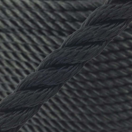 Synthetic Black Decking Rope - Rope Sample