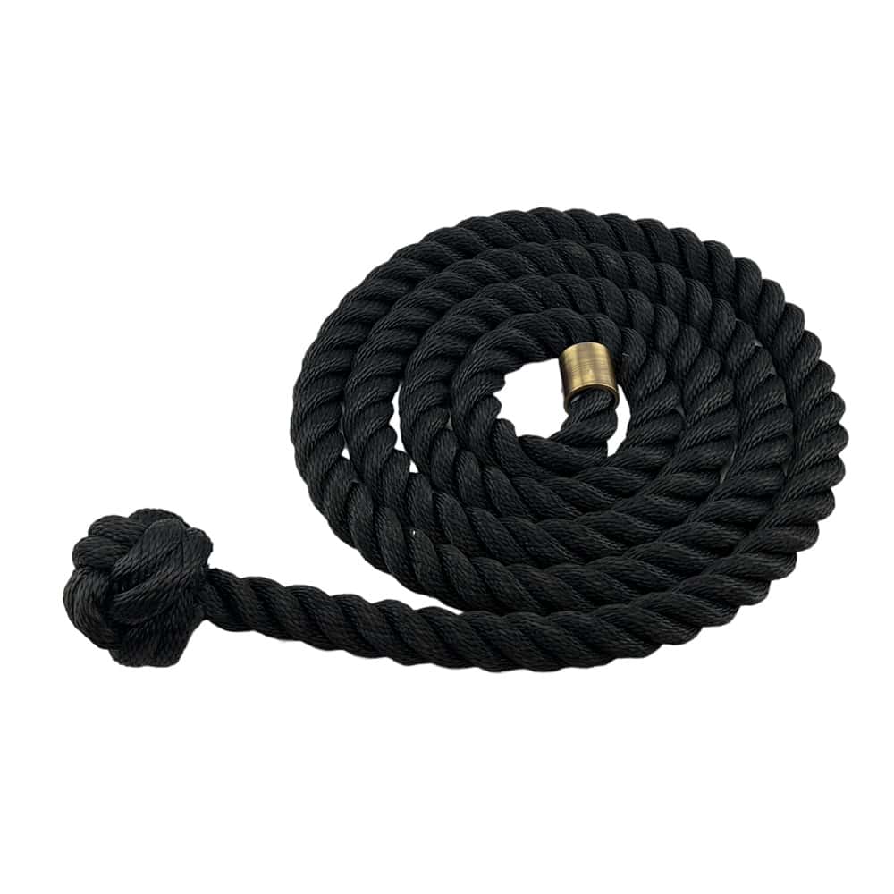 Synthetic Black Decking Rope With Man Rope Knot & End Cap – Decking ...