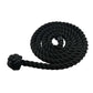 Synthetic Black Decking Rope With Man Rope Knot & Cup End