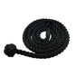 Synthetic Black Decking Rope With Man Rope Knot With Hook & Eye Plate