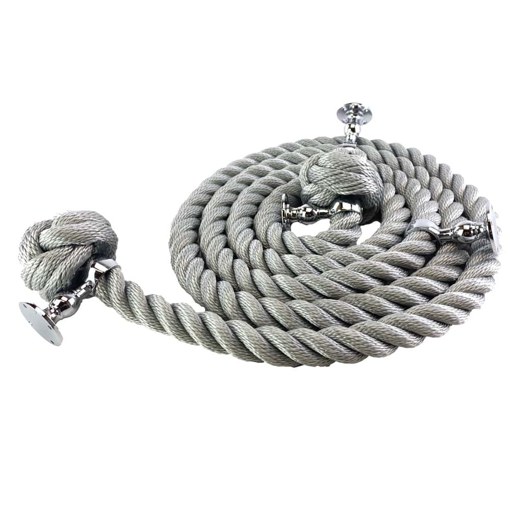 Synthetic Grey Outdoor Handrail Rope