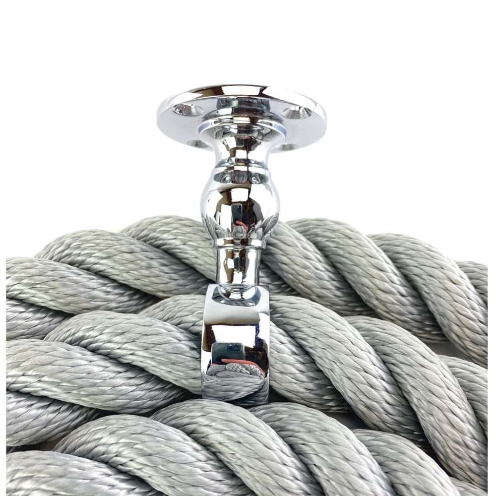 Grey Metal Rope Synthetic Grey Outdoor Handrail Rope | Handmade | Fast Delivery ...