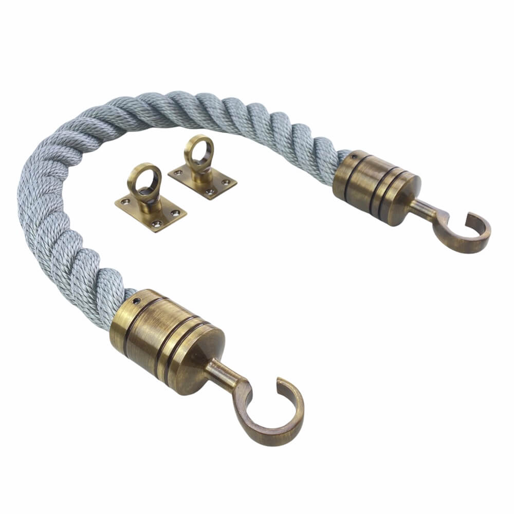 Barre Ropes Synthetic Manila Decking Rope Balustrade With Hook & Eye Plates ...