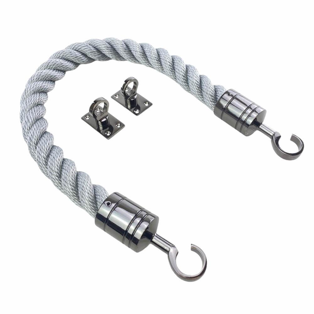 Derickking Rope Synthetic Manila Decking Rope Balustrade With Hook & Eye Plates ...
