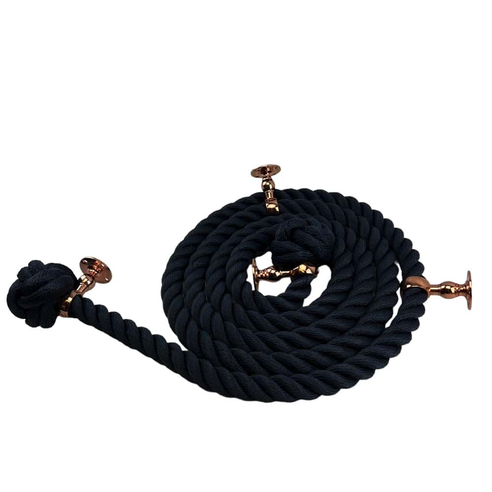 Synthetic Navy Blue Outdoor Handrail Rope