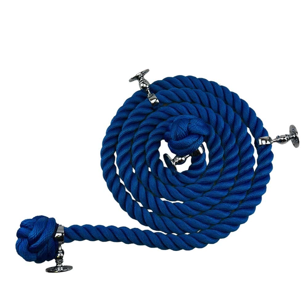 Synthetic Royal Blue Outdoor Handrail Rope | Handmade | Fast Delivery ...