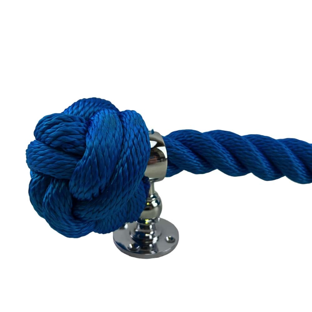 Synthetic Royal Blue Outdoor Handrail Rope