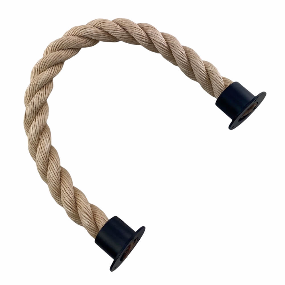 Cup Per Rope Synthetic Black Decking Rope Balustrade With Cup Ends – Decking Rope ...