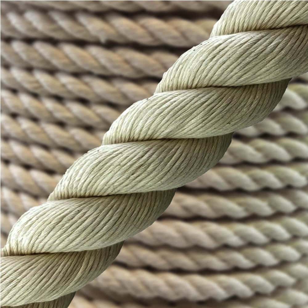 Synthetic White Cotton Decking Rope
