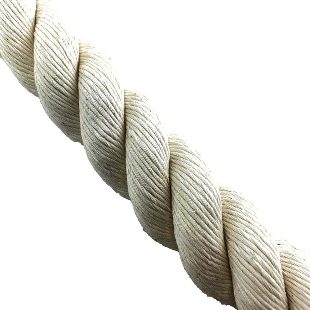 Synthetic White Cotton Decking Rope | Decking Rope | Fast Delivery White / Metre / 24mm