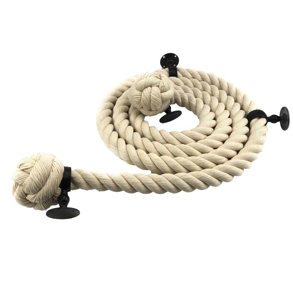 Synthetic White Cotton Outdoor Handrail Rope