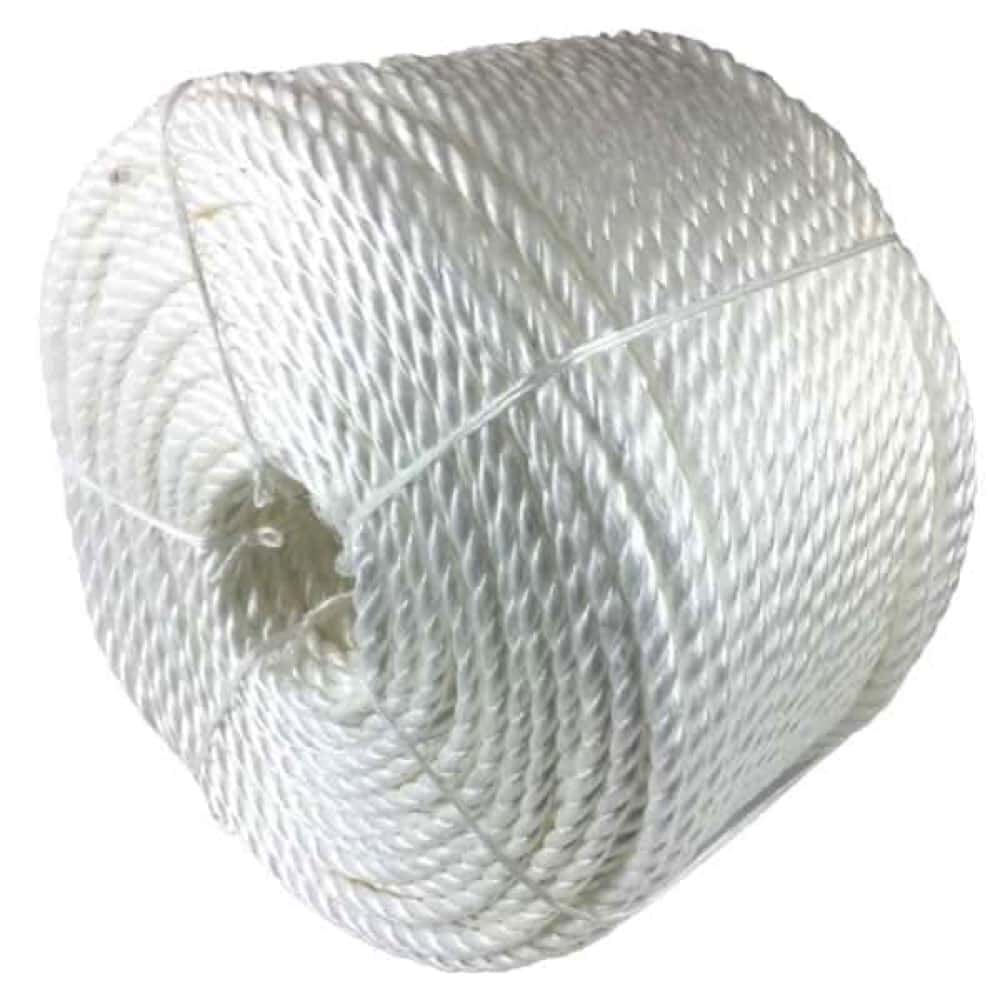 White Polypropylene Tie Down Rope