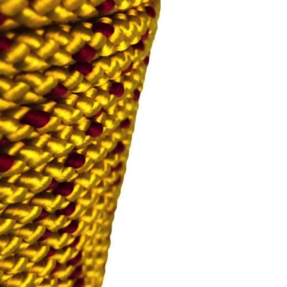 Shellac Fitting Rope Yellow & Red Braided Polypropylene Tie Down Rope – Decking Rope Fittings