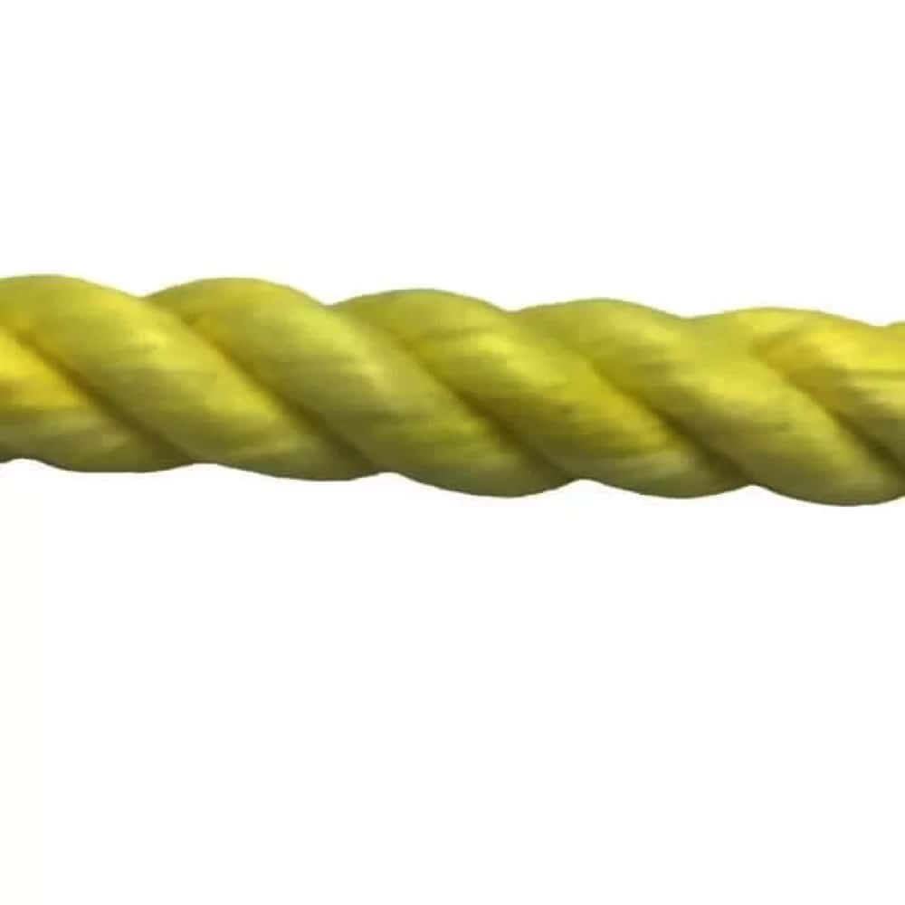 Yellow Polypropylene Tie Down Rope